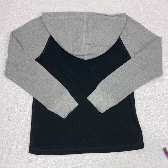 Polo Ralph Lauren black grey skull hooded pullover boys size 8 - Picture 6 of 8